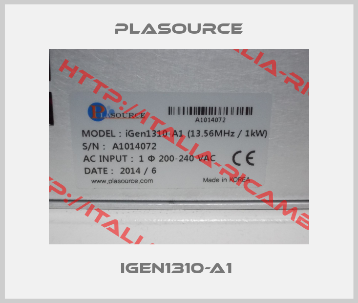 Plasource-iGen1310-A1 