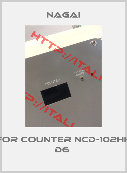 Nagai-for counter NCD-102HH D6 