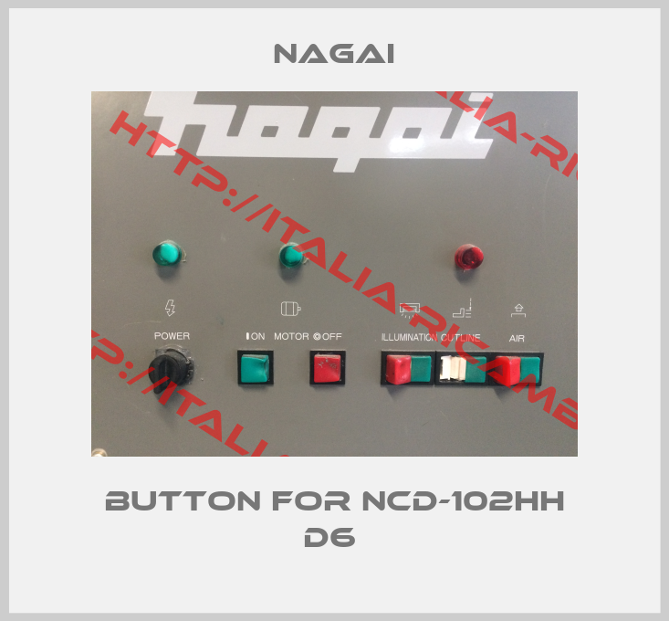 Nagai-Button for NCD-102HH D6 