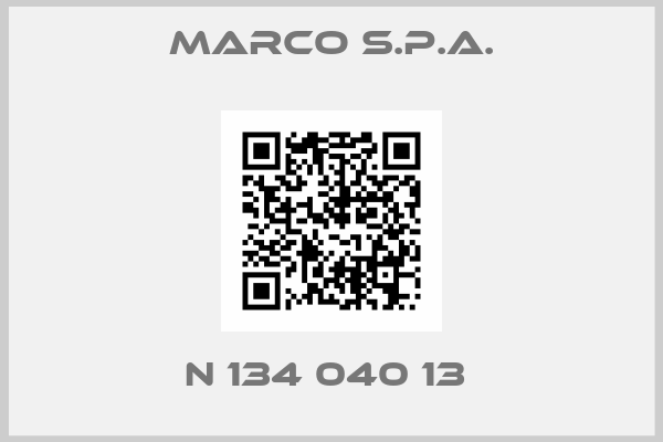 MARCO S.p.A.-N 134 040 13 