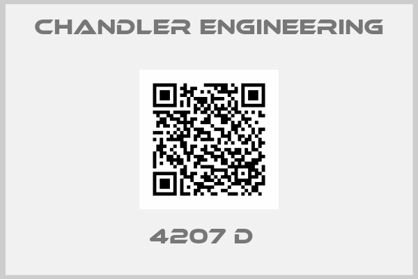 CHANDLER ENGINEERING-4207 D  