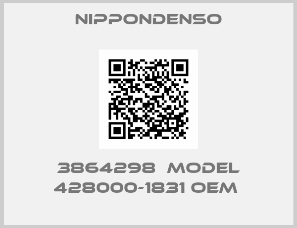 NIPPONDENSO-3864298  model 428000-1831 oem 