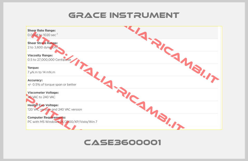 Grace Instrument-CASE3600001 