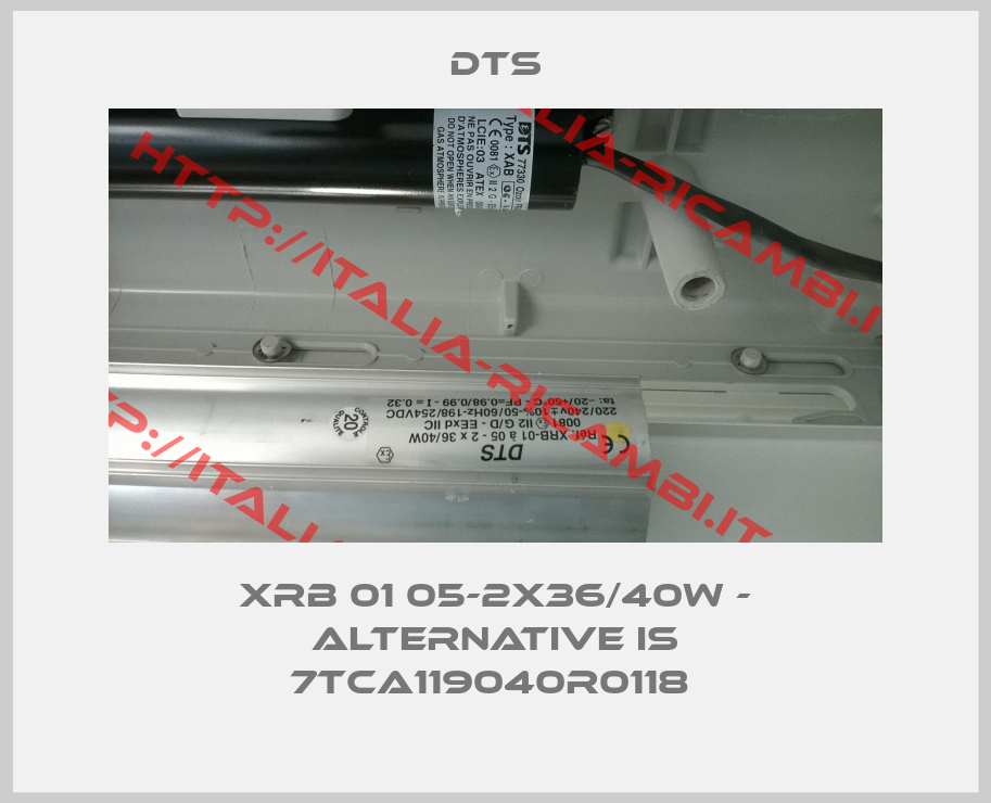 DTS-XRB 01 05-2x36/40W - alternative is 7TCA119040R0118 