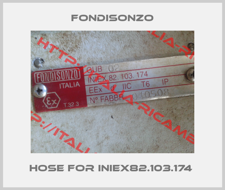 Fondisonzo-Hose for INIEX82.103.174 