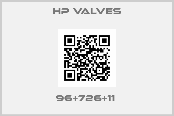 HP Valves-96+726+11 