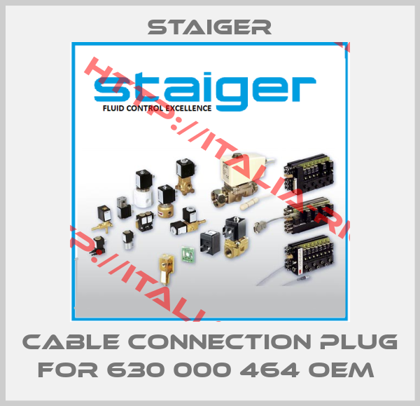 Staiger-cable connection plug for 630 000 464 oem 