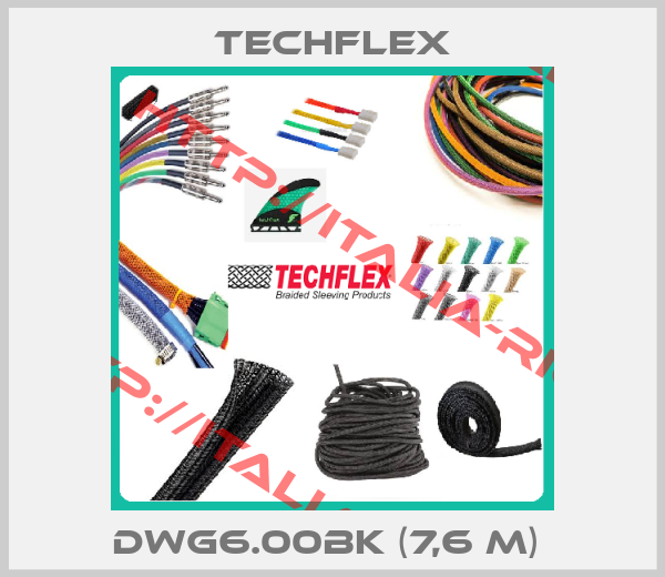 Techflex-DWG6.00BK (7,6 m) 
