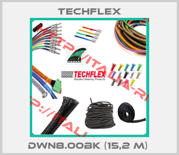 Techflex-DWN8.00BK (15,2 m) 