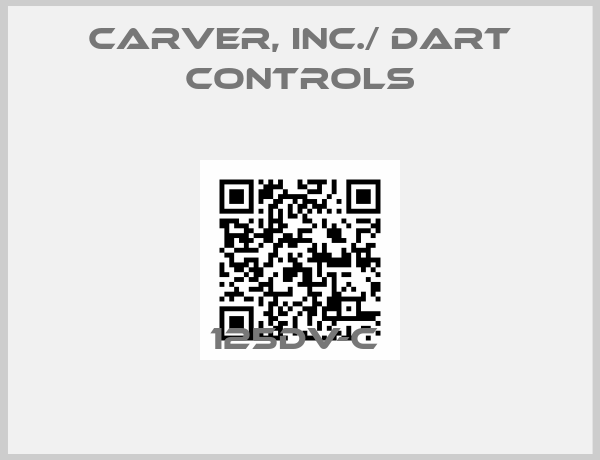 Carver, Inc./ Dart Controls-125DV-C 
