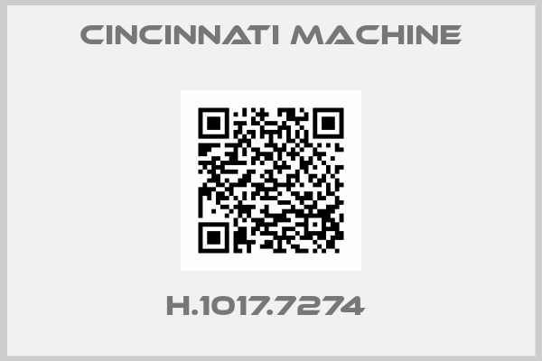 Cincinnati Machine-H.1017.7274 
