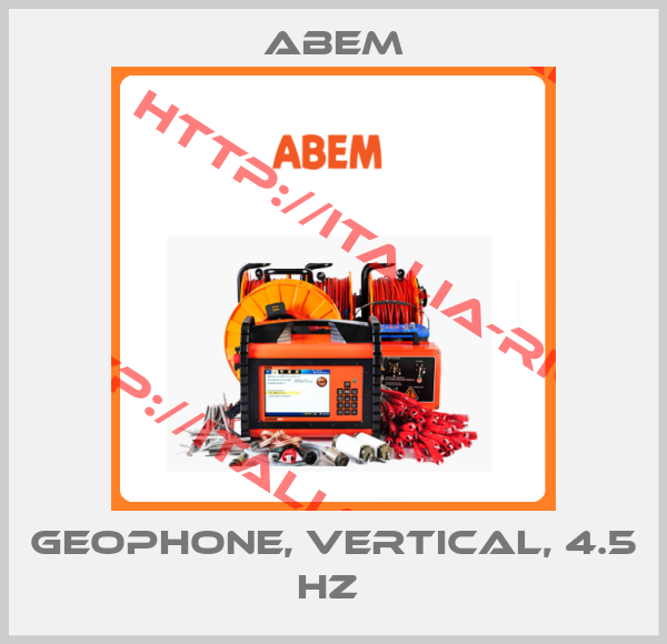 ABEM-Geophone, vertical, 4.5 Hz 
