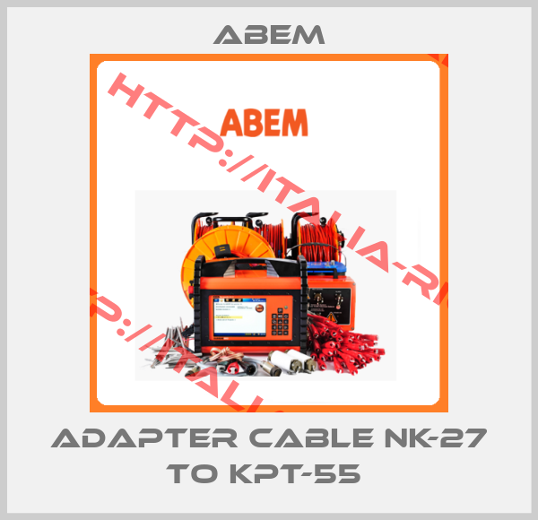 ABEM-Adapter cable NK-27 to KPT-55 