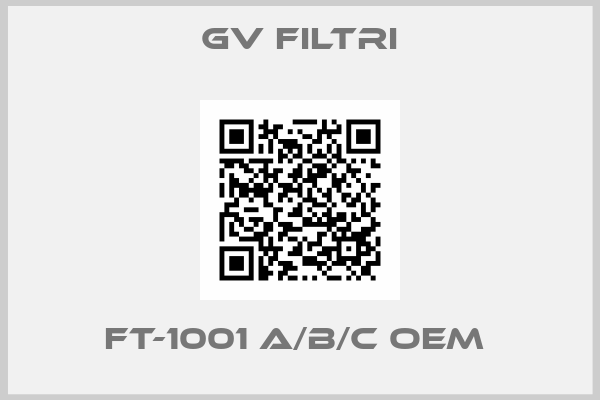 GV Filtri-FT-1001 A/B/C oem 