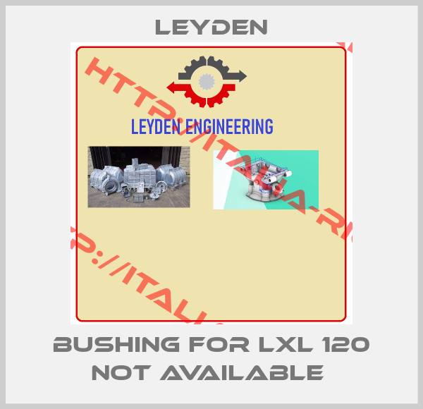 Leyden-Bushing For LXL 120 not available 