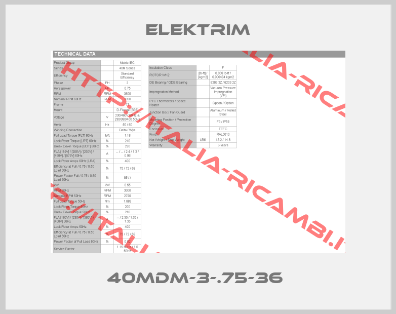 Elektrim-40MDM-3-.75-36 