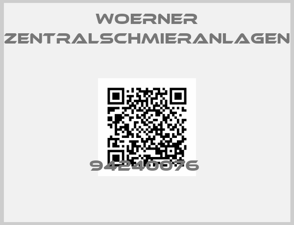WOERNER Zentralschmieranlagen-94240076 