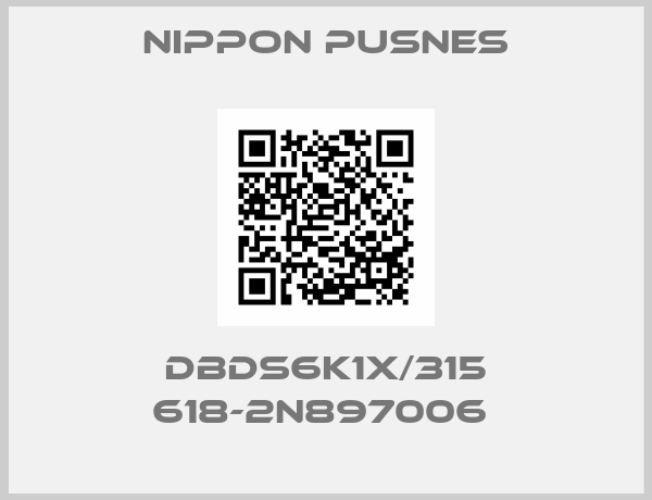 Nippon Pusnes-DBDS6K1X/315 618-2N897006 