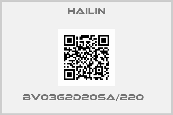 Hailin-BV03G2D20SA/220  