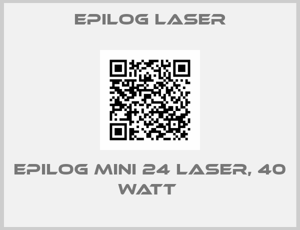 Epilog Laser-Epilog Mini 24 Laser, 40 Watt 