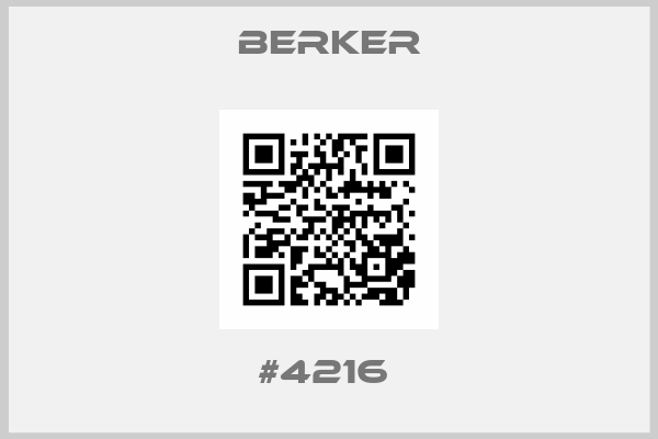 Berker-#4216 