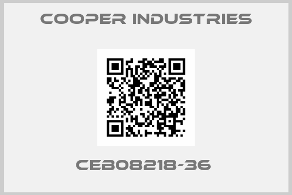 Cooper industries-CEB08218-36 