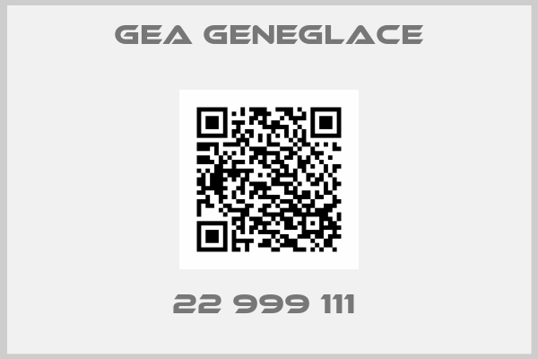 GEA geneglace-22 999 111 