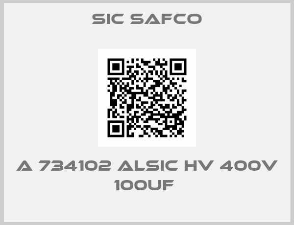 Sic Safco-A 734102 ALSIC HV 400V 100UF 