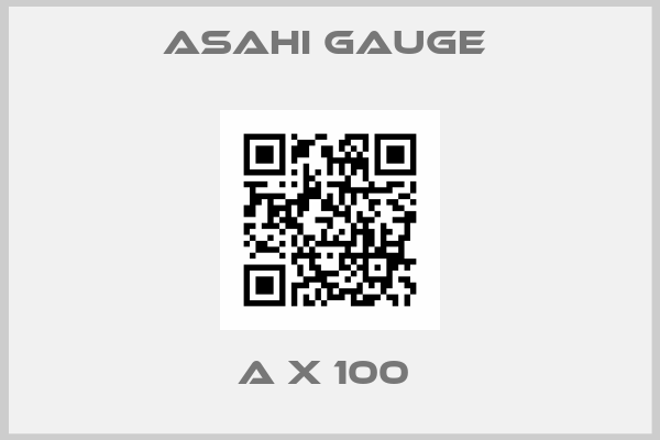 ASAHI Gauge -A X 100 