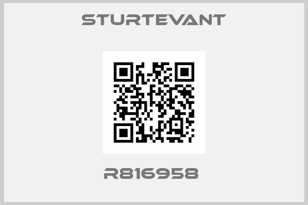 STURTEVANT-R816958 