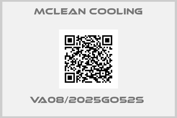 MCLEAN COOLING-VA08/2025GO52S 