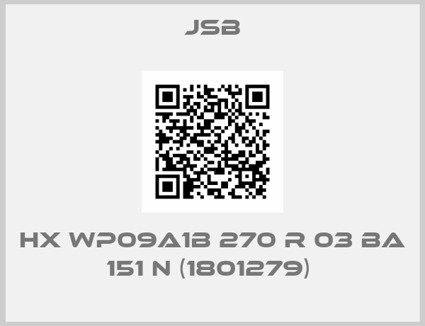 JSB-HX WP09A1B 270 R 03 BA 151 N (1801279) 