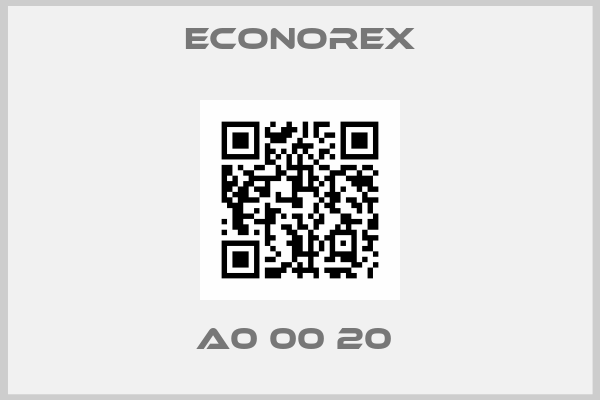 ECONOREX-A0 00 20 