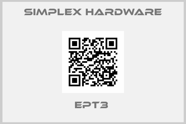 Simplex Hardware-EPT3 