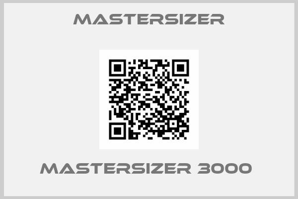 Mastersizer-MASTERSIZER 3000 