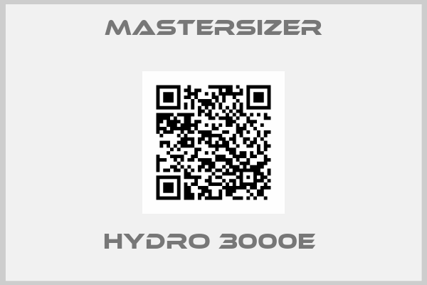 Mastersizer-Hydro 3000E 