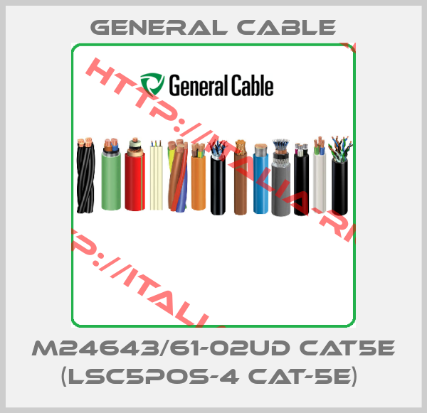 General Cable-M24643/61-02UD CAT5e (LSC5POS-4 CAT-5E) 