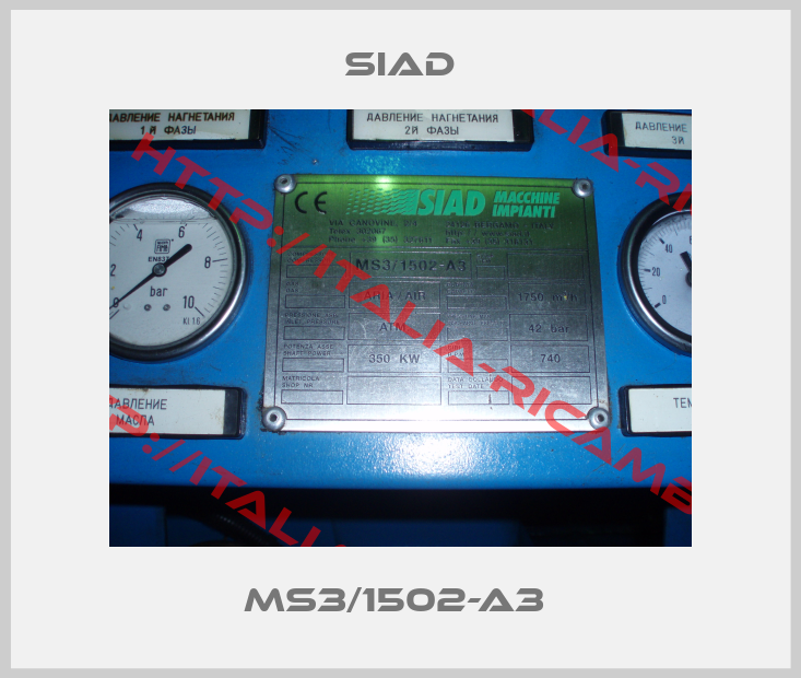 SIAD-MS3/1502-A3 