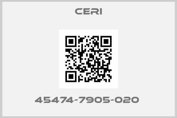 CERI-45474-7905-020 