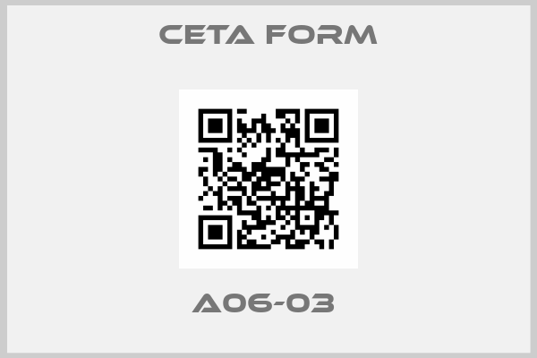 CETA FORM-A06-03 