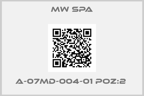 MW spa-A-07MD-004-01 POZ:2 