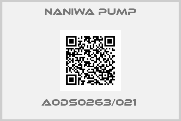 NANIWA PUMP-A0DS0263/021 
