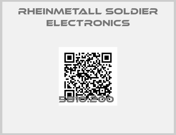 Rheinmetall soldier electronics-5810.200 
