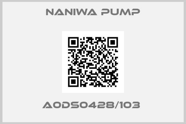 NANIWA PUMP-A0DS0428/103 