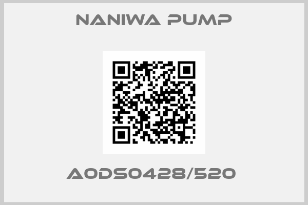 NANIWA PUMP-A0DS0428/520 