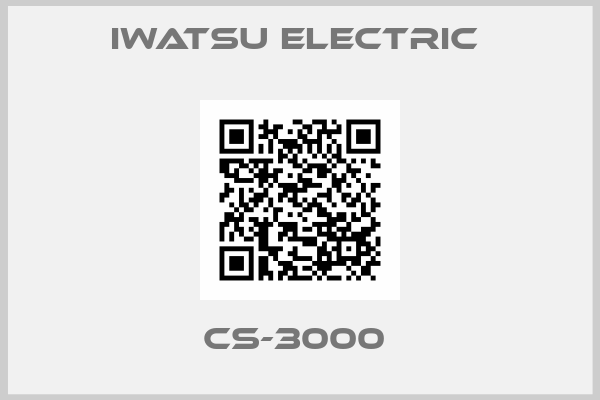IWATSU Electric -CS-3000 