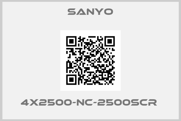 Sanyo-4X2500-NC-2500SCR 
