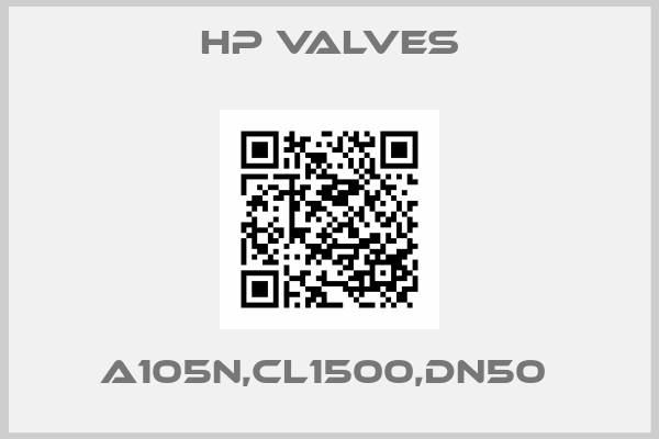 HP Valves-A105N,CL1500,DN50 