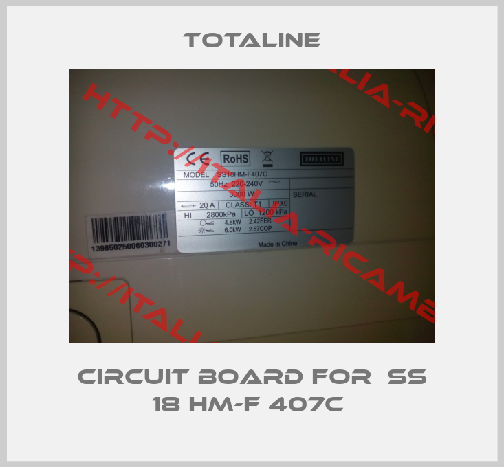 TOTALINE-circuit board for  SS 18 HM-F 407C 