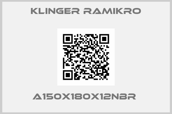 Klinger Ramikro-A150X180X12NBR 